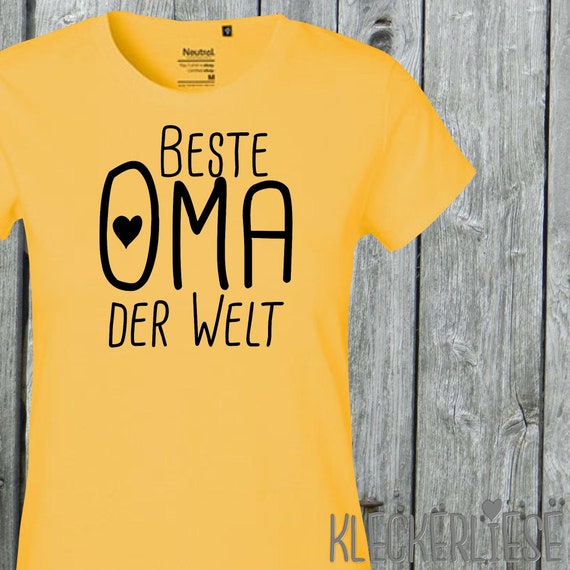 Kleckerliese Lady Women's T-Shirt "Best Grandma in the World"