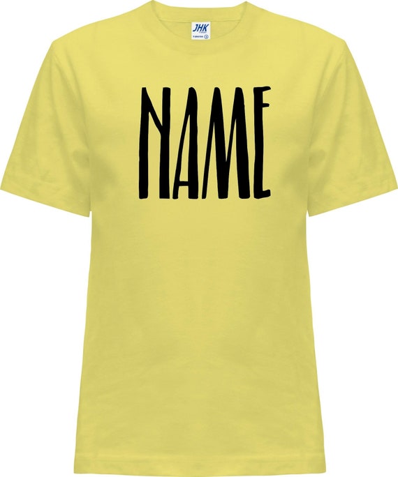 Kleckerliese Baby Kinder T-Shirt "Wunschname Name Wunschtext" mit Wunschtext Kurzarm Sprüche Jungen Mädchen Shirt Nicki mit Aufdruck Motiv