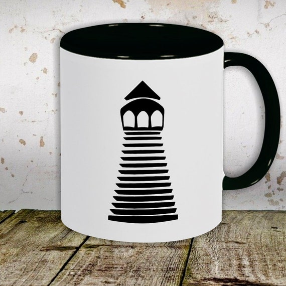 Kaffeetasse Tasse Motiv "Leuchtturm" Tasse Teetasse Milch Kakao