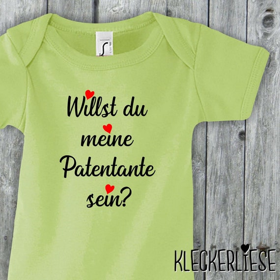 Baby Body "Willst Du meine Patentante sein?" Babybody Jungen Mädchen
