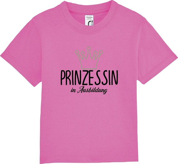 kleckerliese Kinder Baby Shirt Kleinkind  "Prinzessin in Ausbildung" Jungen Mädchen T-Shirt