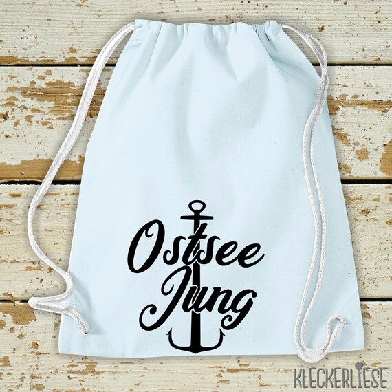 Turnbeutel Anker Ostsee Jung Gymsack Tasche