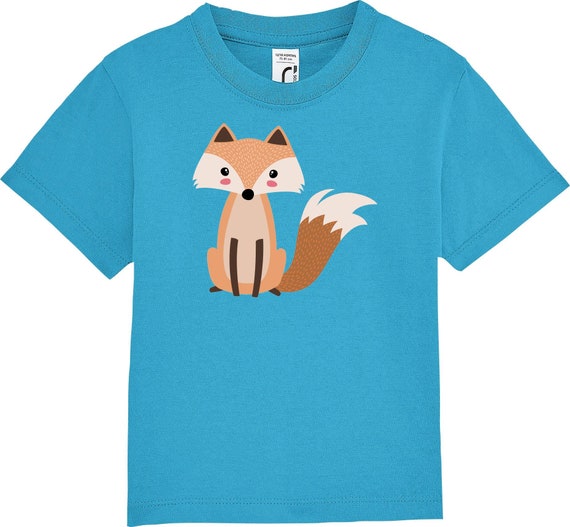 kleckerliese Kinder Baby Shirt Kleinkind  "Fuchs" Jungen Mädchen T-Shirt