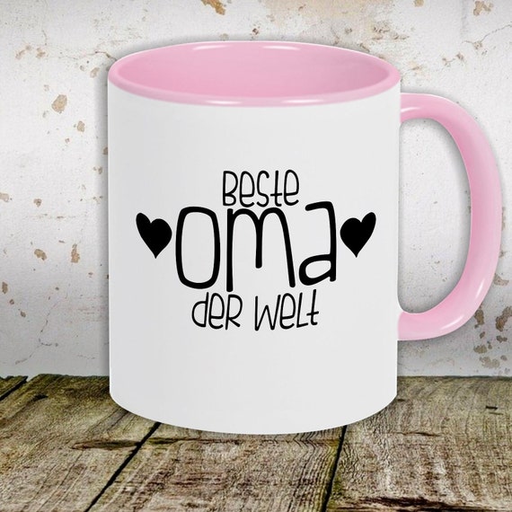 kleckerliese Kaffeetasse Tasse Motiv "Beste Oma der Welt" Tasse Teetasse Milch Kakao