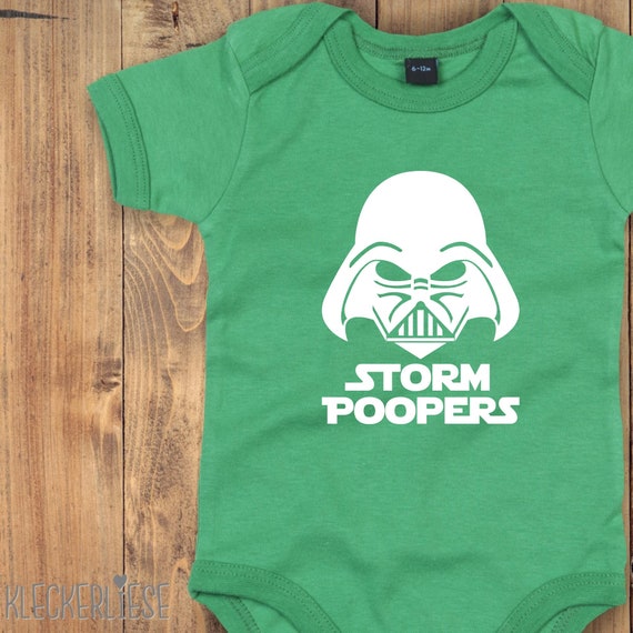 Baby Body "STORM POOPERS" Babybody Strampler