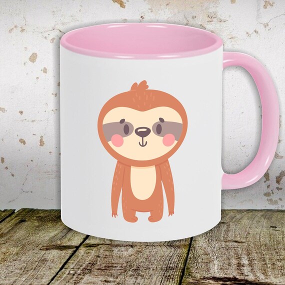 Kaffeetasse Tasse Motiv "Tiermotiv Faultier" Tasse Teetasse Milch Kakao