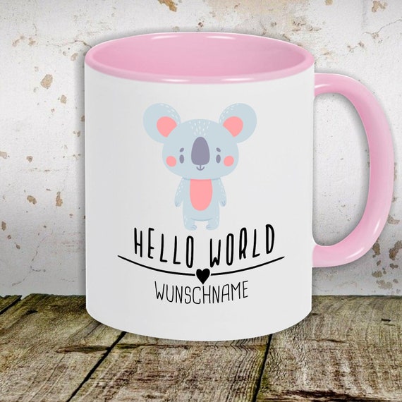 Kaffeetasse mit Wunschnamen Tasse Motiv "TTTTTTTTTT" Tasse Teetasse Milch Kakao