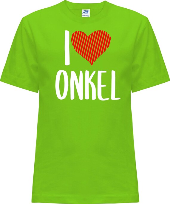 Kinder Baby Shirt "I Love Onkel"