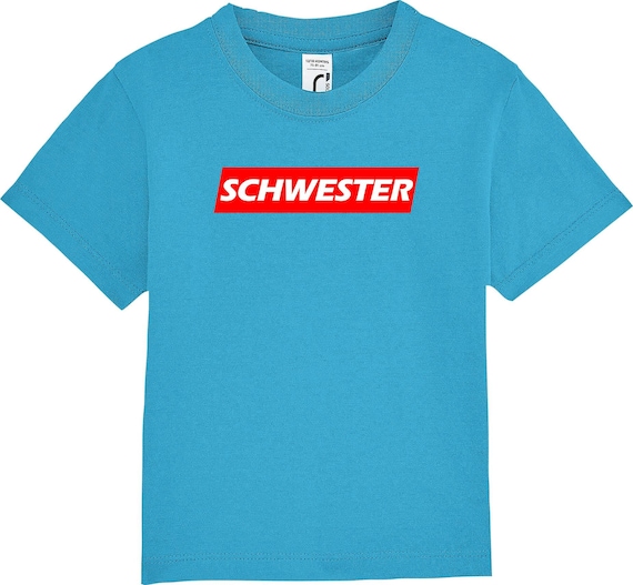 kleckerliese Kinder Baby Shirt Kleinkind  "SCHWESTER" Jungen Mädchen T-Shirt