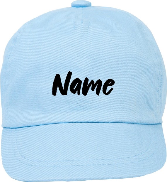 Kleckerliese Baby Kinder Cap "Wunschname Name Wunschtext" Cap Capy Mütze mit Wunschtext Aufdruck Motiv