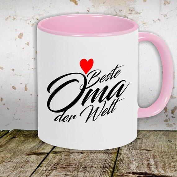 kleckerliese Kaffeetasse Tasse Motiv "Beste Oma der Welt" Tasse Teetasse Milch Kakao