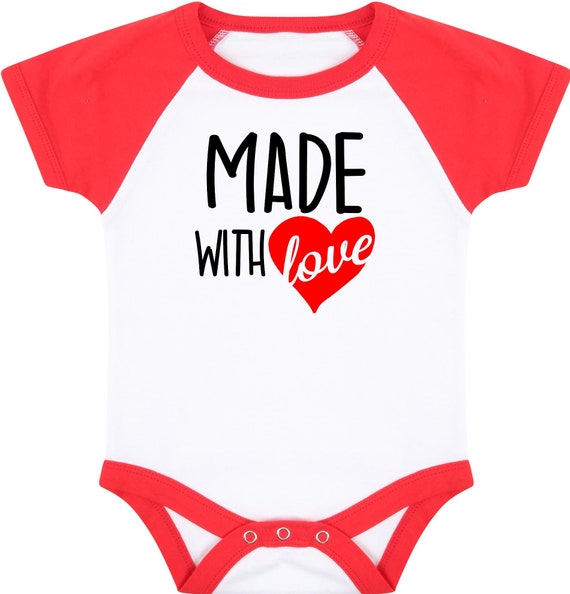 Baseball Baby Body "Made with Love"