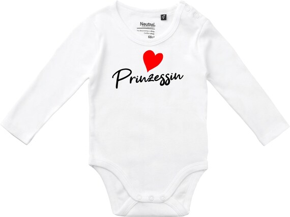 Langarm Babybody Body "Prinzessin" Fair Wear