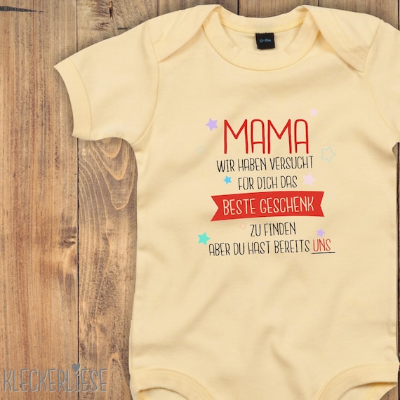 Baby Bodysuit "Mom, we tried to find the best gift for you but you already have us" Bodysuit many colors baby bodysuit