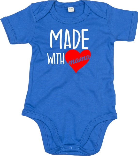 Baby Body "Made with Mama" Babybody Strampler
