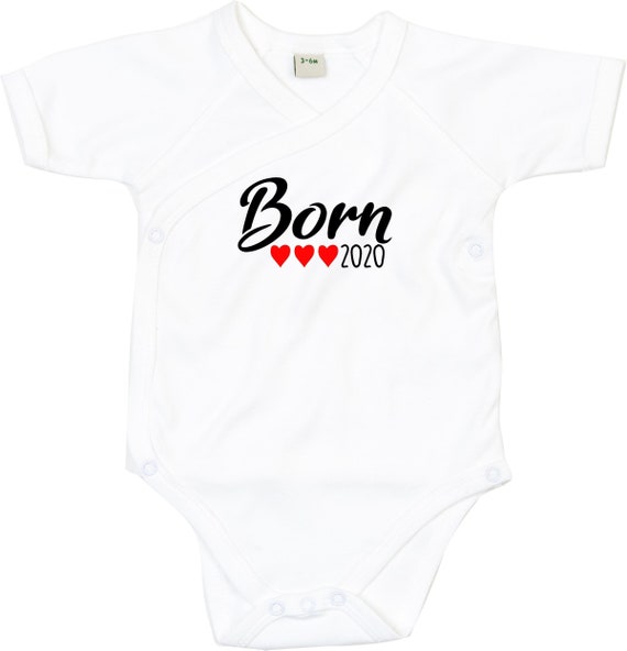 kleckerliese Wickel Baby Body "Born 2020 2021 2022 " Babybody Strampler Wickelbody Organic Kimono Kurzarm