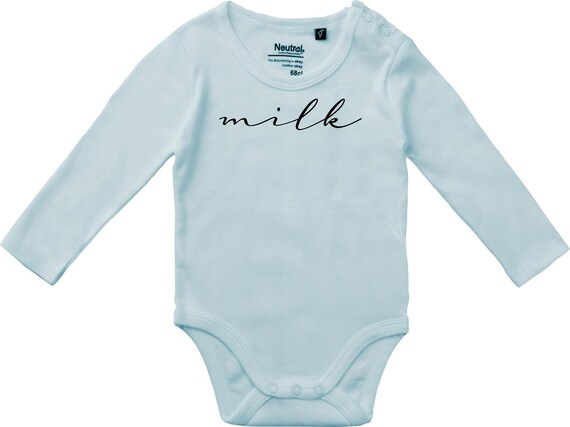 Langarm Babybody Body "milk" Fair Wear