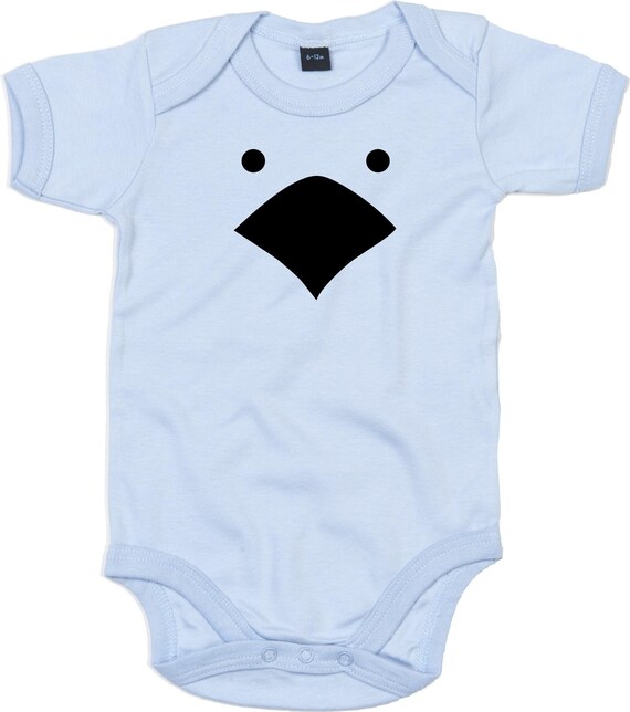 kleckerliese Baby Body "Tiere Küken Huhn Hühnchen" Babybody Strampler Jungen Mädchen Kurzarm