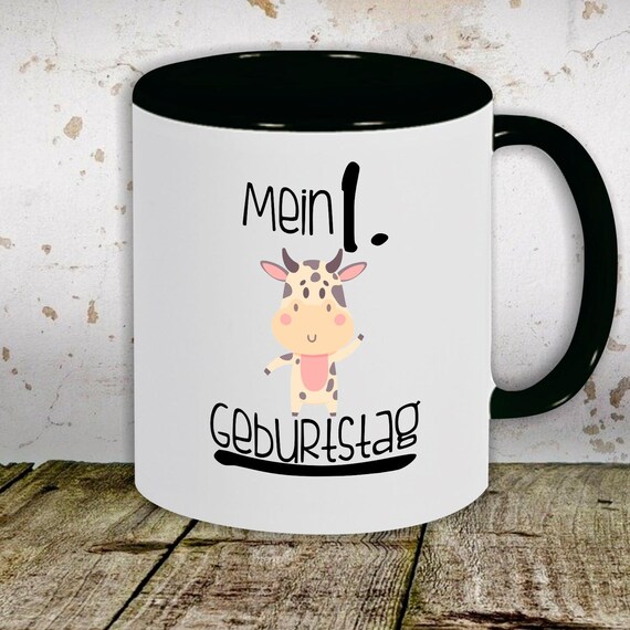 Kaffeetasse Tasse Motiv "Mein 1. Geburtstag Kuh" Tasse Teetasse Milch Kakao