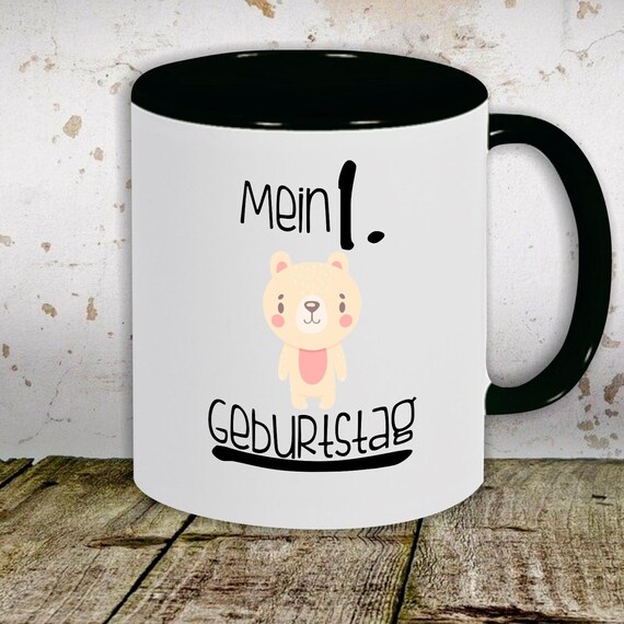 Kaffeetasse Tasse Motiv "Mein 1. Geburtstag Eisbär" Tasse Teetasse Milch Kakao