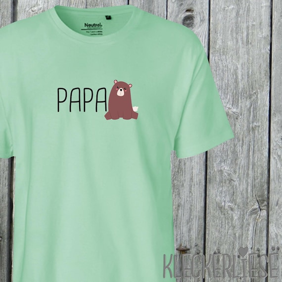 Kleckerliese Unisex T-Shirt "Papa Bear Papa Bear" Father Father's Day