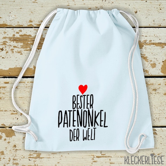 Turnbeutel bester Patenonkel der Welt Gymsack Tasche