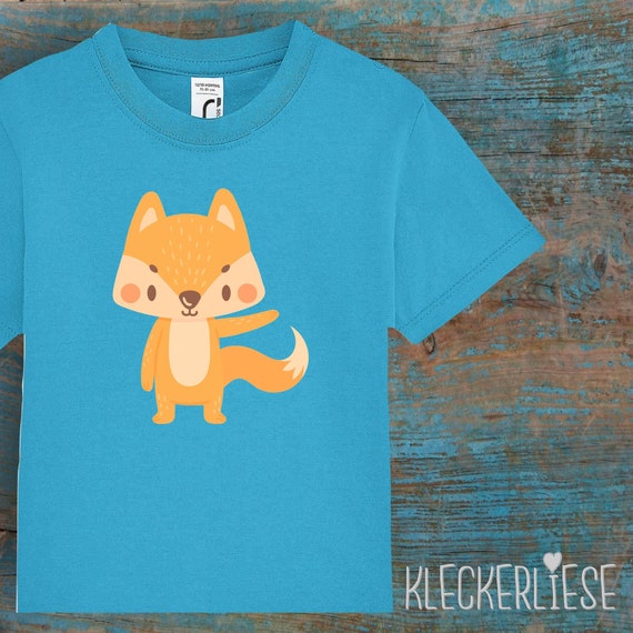 Kinder Baby Shirt Kleinkind "Tiermotiv Fuchs" T-Shirt Jungen Mädchen