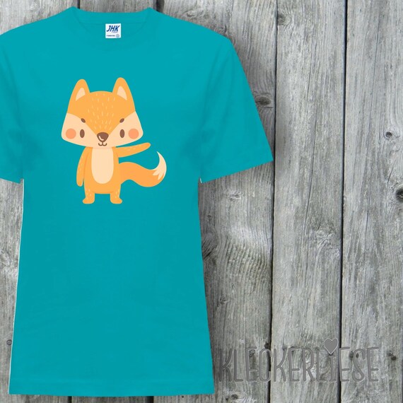 Kinder T-Shirt "Tiermotiv Fuchs" Shirt Jungen Mädchen Baby Kind
