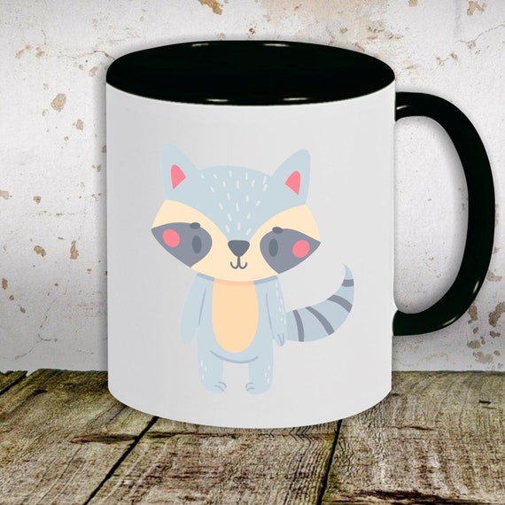 Kaffeetasse Tasse Motiv "Tiermotiv Waschbär" Tasse Teetasse Milch Kakao