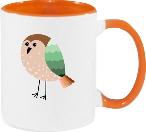 kleckerliese Kindertasse Teetasse Tasse Motiv Spatz Tiermotive Tiere mit Wunschnamen Cup Becher