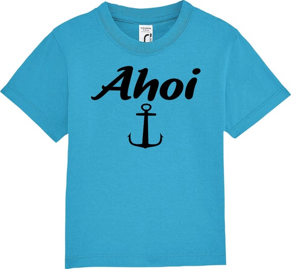 Kinder Baby Shirt Kleinkind  "Anker Ahoi"