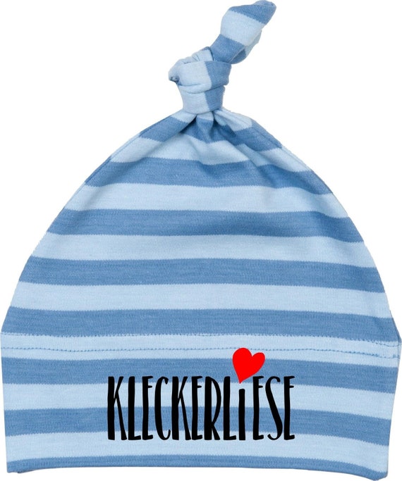 Kleckerliese Baby Mütze "Kleckerliese" Mützchen Hut Kopfbedeckung mit Aufdruck Motiv