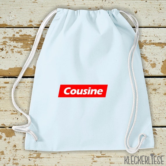 Kleckerliese Gymsack "Cousine" Rucksack Bag Stoffbeutel Turnbeutel Tragetasche