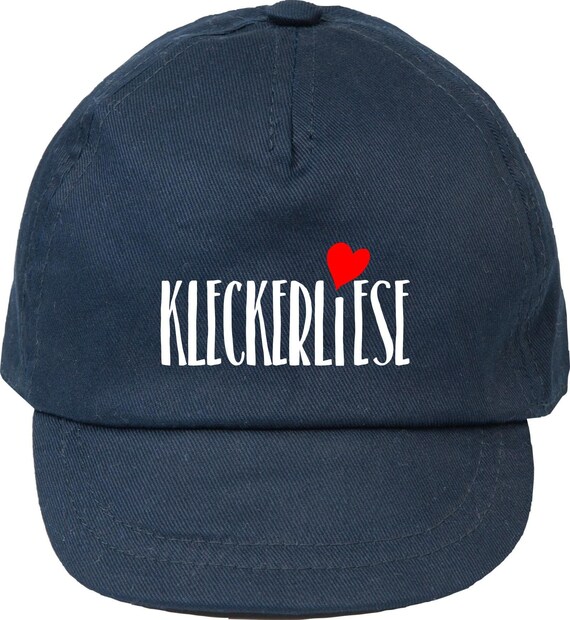 Kleckerliese Baby Kinder Cap "Kleckerliese" Cap Capy Mütze mit Aufdruck Motiv