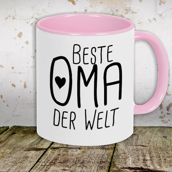 kleckerliese Kaffeetasse Tasse Motiv "Beste Oma der Welt" Tasse Teetasse Milch Kakao