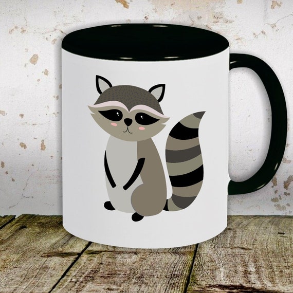 kleckerliese Kindertasse Teetasse Tasse Motiv Waschbär Tiermotive Tiere