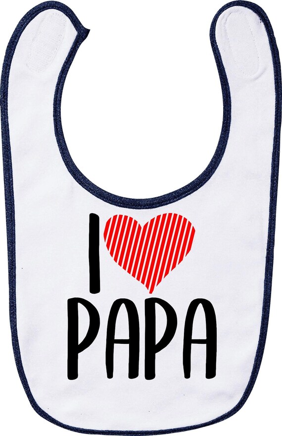 Baby Latz "I Love Papa" Lätzchen