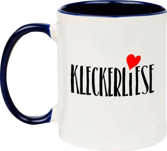 kleckerliese Kindertasse Teetasse Tasse Motiv "Kleckerliese" Milch Kakao Kaffeetasse