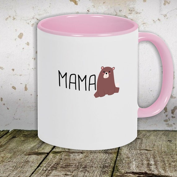 kleckerliese coffee cup motif "Mamabär Mama Bär", cup teacup milk cocoa