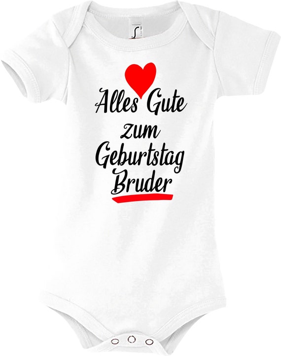 Baby Body "Alles Gute zum Geburtstag Bruder"