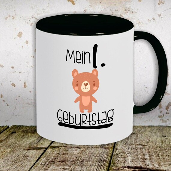 Kaffeetasse Tasse Motiv "Mein 1. Geburtstag Bär" Tasse Teetasse Milch Kakao