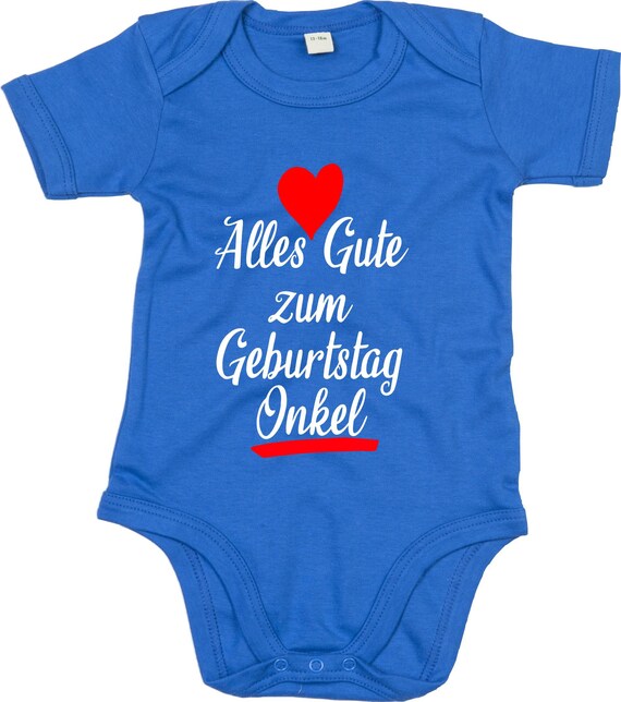 Baby Body "Alles Gute zum Geburtstag Onkel"