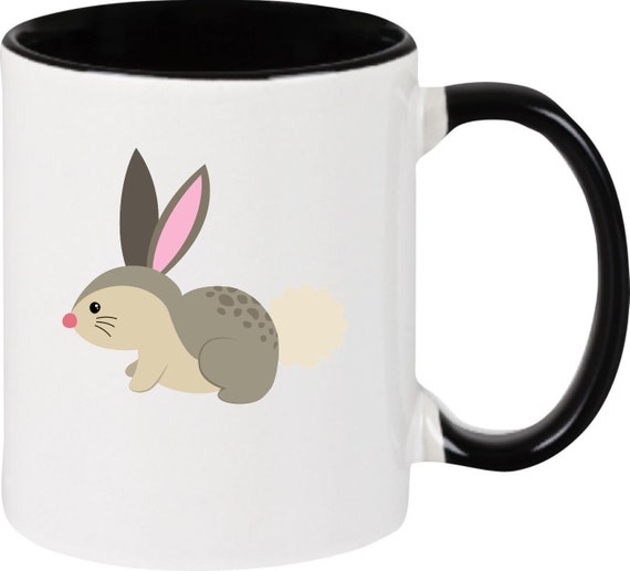 kleckerliese Kindertasse Teetasse Tasse Motiv Hase Tiermotive Tiere mit Wunschnamen Cup Becher