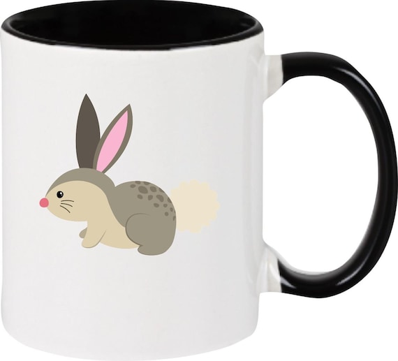 kleckerliese Kindertasse Teetasse Tasse Motiv Hase Tiermotive Tiere mit Wunschnamen Cup Becher