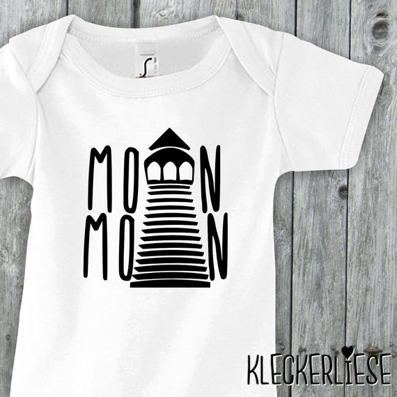 Baby Body "Moin Moin Leuchtturm" Babybody Strampler Jungen Mädchen