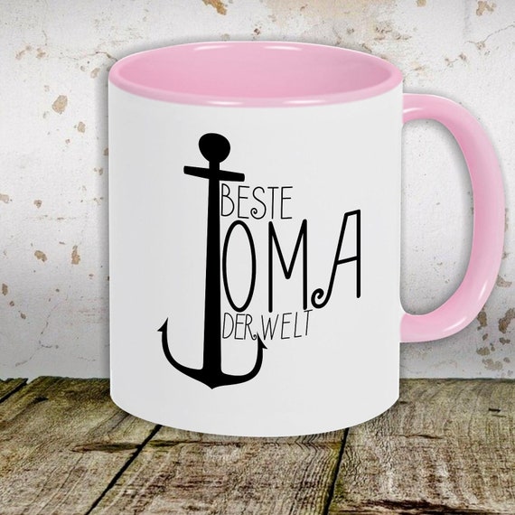 kleckerliese Kaffeetasse Tasse Motiv "Beste Oma der Welt" Tasse Teetasse Milch Kakao