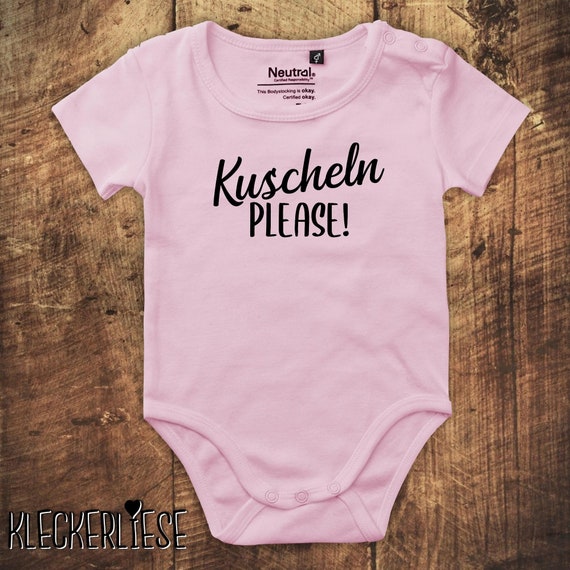 Babybody Body "Kuscheln please!" Fair Wear