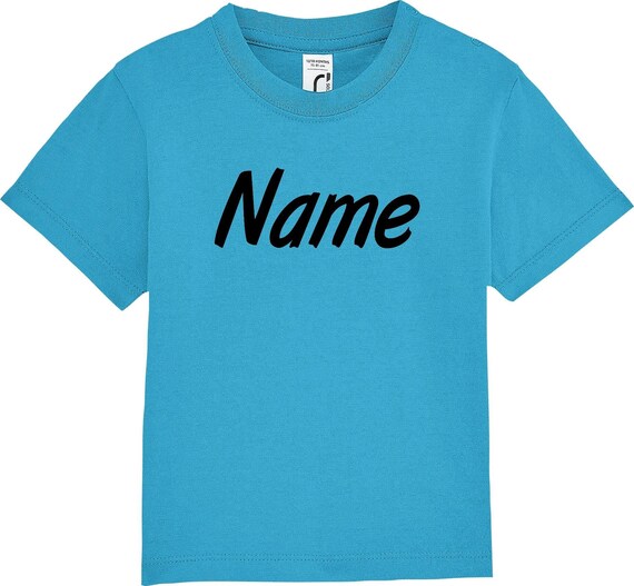 kleckerliese Kinder Baby Shirt Kleinkind  "Wunschname Name Wunschtext" Jungen Mädchen T-Shirt