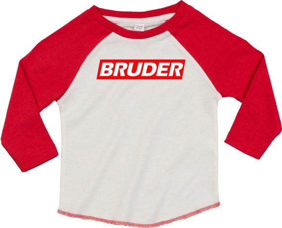 Kleckerliese Baby Kinder T-Shirt Langarmshirt  "BRUDER" Raglan-Ärmel Jungen Mädchen