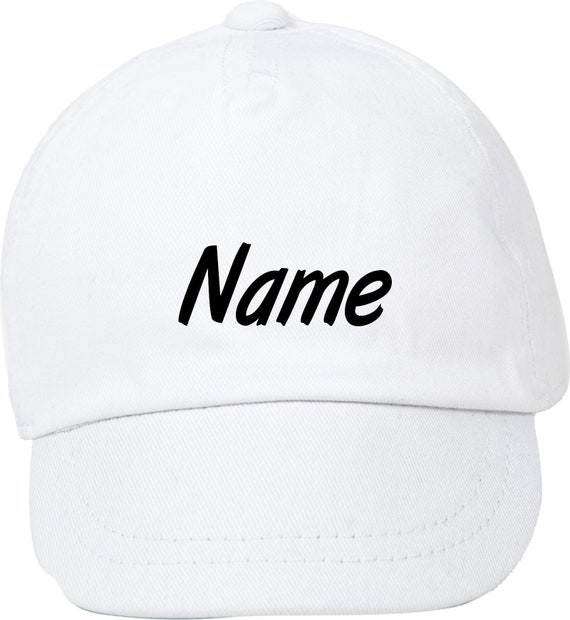 Kleckerliese Baby Kinder Cap "Wunschname Name Wunschtext" Cap Capy Mütze mit Wunschtext Aufdruck Motiv